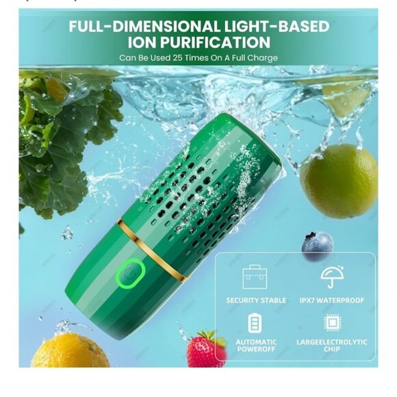 ✅3/$20 Sale-One brand new WHITE fruit & vegetable purifier; Wireless system - Picture 9 of 11
